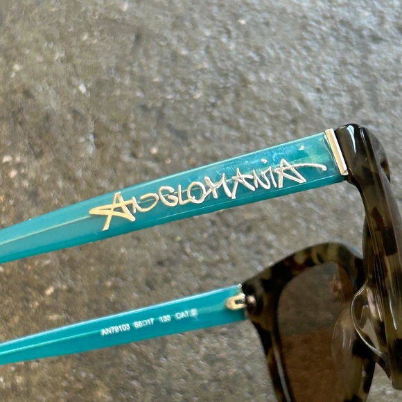 Vivienne Westwood Cat Eye Anglomania Teal and Tortoise Sunglasses main image 12
